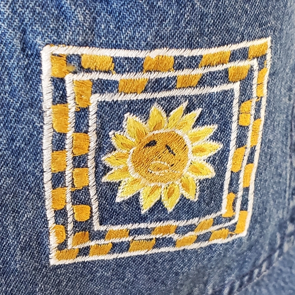 SOLD Vtg denim over-all dress - Picture 11 of 15